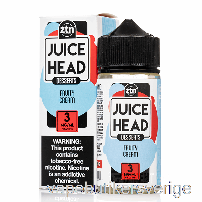 Vape Sverige Fruktig Grädde - Juicehuvud - 100ml 0mg